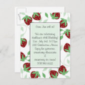 Einladung zur Geburtstagspartei (Vorne/Hinten)