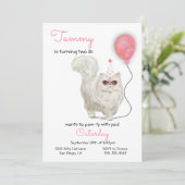 Einladung zur Geburtstagspartei (Stehend Vorderseite)