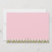 Einladung zur Geburtstagspartei (Rückseite)