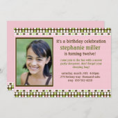 Einladung zur Geburtstagspartei (Vorne/Hinten)