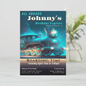 Einladung zur Geburtstagspartei (Stehend Vorderseite)