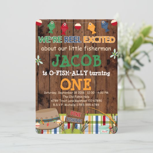 Einladung zur Geburtstagspartei (Stehend Vorderseite)