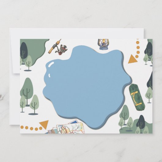 Einladung zur Geburtstagspartei (Rückseite)