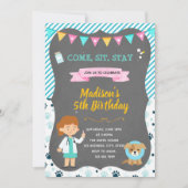 Einladung zur Geburtstagspartei (Vorderseite)