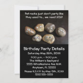 Einladung zur Geburtstagspartei (Rückseite)