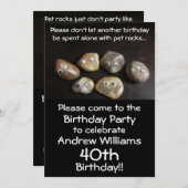 Einladung zur Geburtstagspartei (Vorne/Hinten)