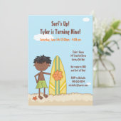 Einladung zur Geburtstagspartei (Stehend Vorderseite)