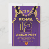 Einladung zur Geburtstagspartei (Vorderseite)