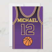 Einladung zur Geburtstagspartei (Rückseite)