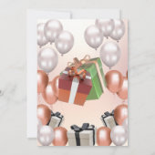 Einladung zur Geburtstagspartei (Rückseite)