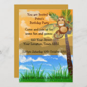 Einladung zur Geburtstagspartei (Vorne/Hinten)