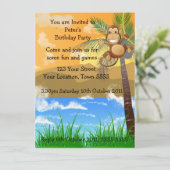 Einladung zur Geburtstagspartei (Stehend Vorderseite)