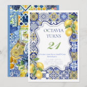 Einladung zur Geburtstagspartei (Vorne/Hinten)