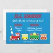 Einladung zur Geburtstagspartei (Vorne/Hinten)