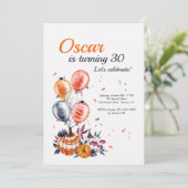 Einladung zur Geburtstagspartei (Stehend Vorderseite)