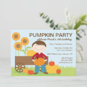 Einladung zur Geburtstagspartei (Stehend Vorderseite)