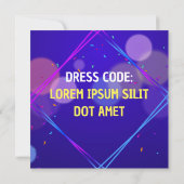 Einladung zur Geburtstagspartei (Rückseite)