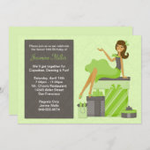 Einladung zur Geburtstagspartei 16 . Geburtstag (Vorne/Hinten)