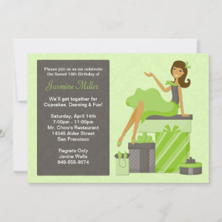 Einladung zur Geburtstagspartei 16 . Geburtstag