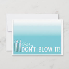 Einladung zur Geburtstagspartei| Aquamarin