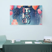 Einladung zur Geburtstagspartei Banner (Messeveranstaltung)