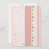 Einladung zur Geburtstagspartei Birdie (Rückseite)