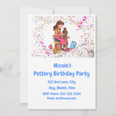 Einladung zur Geburtstagspartei der Töpferei (Rückseite)