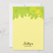 Einladung zur Geburtstagspartei des Affen (Rückseite)