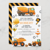 Einladung zur Geburtstagspartei des Baugewerbes (Vorne/Hinten)