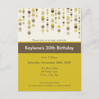 EINLADUNG ZUR GEBURTSTAGSPARTEI: Diskothek 6