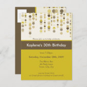 EINLADUNG ZUR GEBURTSTAGSPARTEI: Diskothek 6 (Vorne/Hinten)