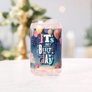 Einladung zur Geburtstagspartei Dosenglas