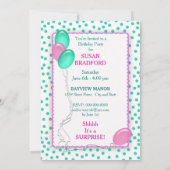 Einladung zur Geburtstagspartei - Eiscreme Sundae/ (Rückseite)