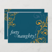 EINLADUNG ZUR GEBURTSTAGSPARTEI: fabelhafte 4 (Vorne/Hinten)