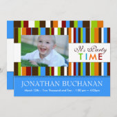 Einladung zur Geburtstagspartei für Kinder (Vorne/Hinten)