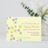 Einladung zur Geburtstagspartei| Laufen|iv (Stehend Vorderseite)