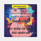 Einladung zur Geburtstagspartei - Magnet (Vorne)