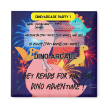 Einladung zur Geburtstagspartei - Magnet