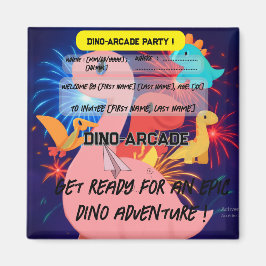 Einladung zur Geburtstagspartei - Magnet