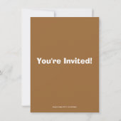 Einladung zur Geburtstagspartei Meerkat (Rückseite)