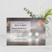 Einladung zur Geburtstagspartei: nächtliche Fahrt (Stehend Vorderseite)
