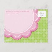 EINLADUNG ZUR GEBURTSTAGSPARTEI: Nummer 5 (Rückseite)