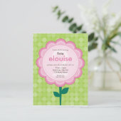 EINLADUNG ZUR GEBURTSTAGSPARTEI: Nummer 5 (Stehend Vorderseite)