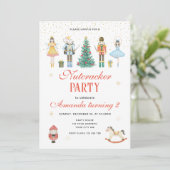 Einladung zur Geburtstagspartei Nutcracker (Stehend Vorderseite)