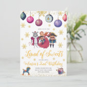 Einladung zur Geburtstagspartei Nutcracker (Stehend Vorderseite)