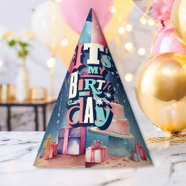 Einladung zur Geburtstagspartei Partyhütchen