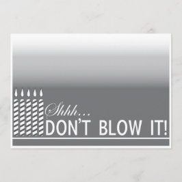 Einladung zur Geburtstagspartei| Silber