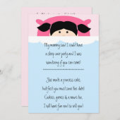 Einladung zur Geburtstagspartei Slumber (Vorne/Hinten)