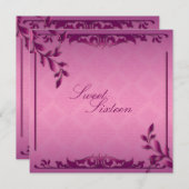 Einladung zur Geburtstagspartei von 16 . Geburtsta (Vorne/Hinten)