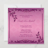 Einladung zur Geburtstagspartei von 16 . Geburtsta (Rückseite)